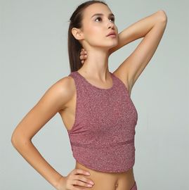 Active wear high performance sexy X back workout crop top